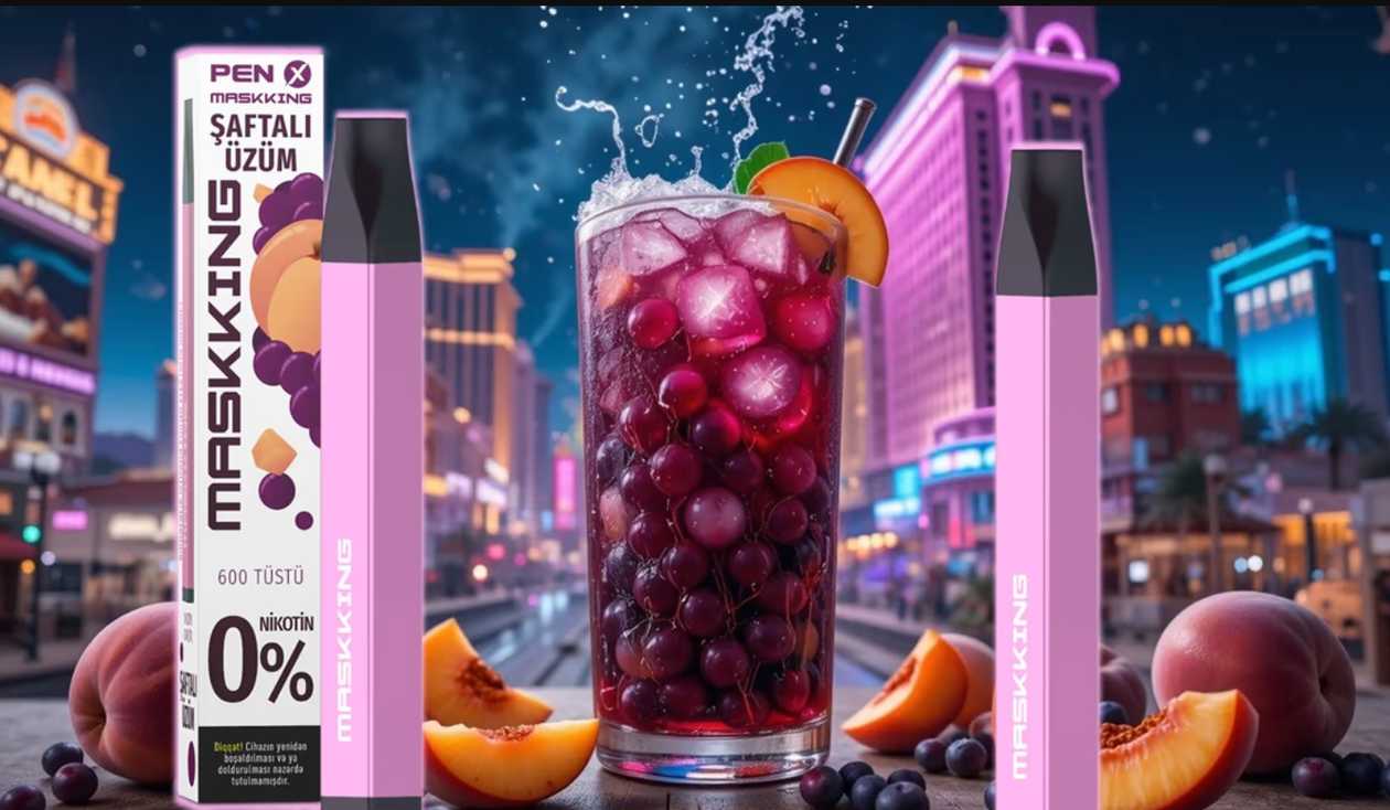 Maskking Pen X Zero Şaftalı Üzüm 600 Tüstü
