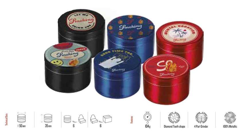 Smoking Metal Grinder 50mm