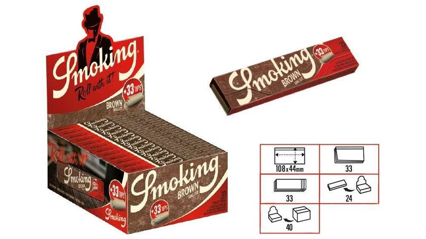 Smoking Brown KS 33 + Tips