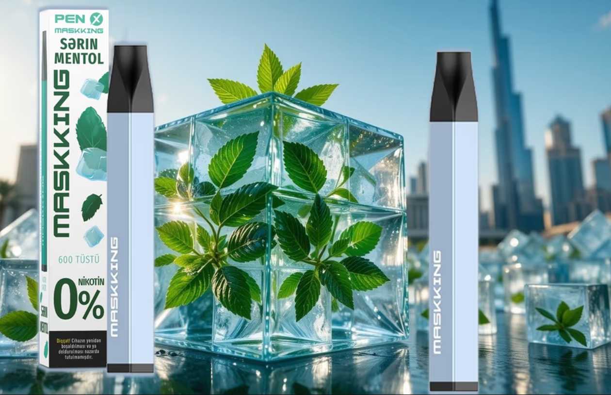 Maskking Pen X Zero Sərin Mentol 600 Tüstü