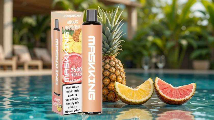 Maskking GTS Ananas Qreypfrut 2500 Tüstü