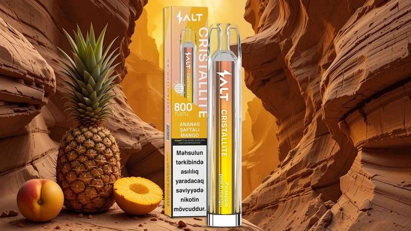 Cristallite Ananas Şaftalı Manqo 800 Tüstü