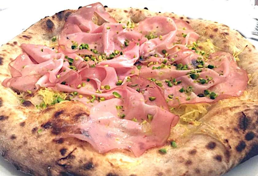Pizza Mortadella E Pistacchio Ø32cm