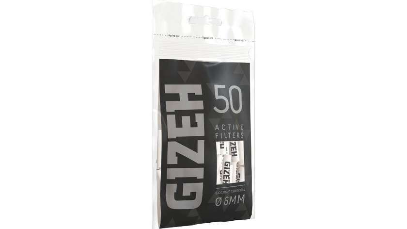 Gizeh Active Filter Black 6mm 50pcs