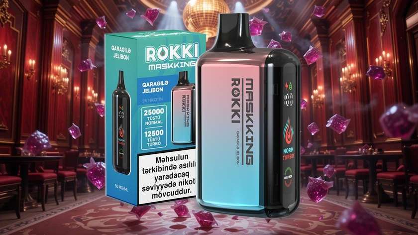 Maskking Rokki Qaragilə Jelibon 25000 Tüstü
