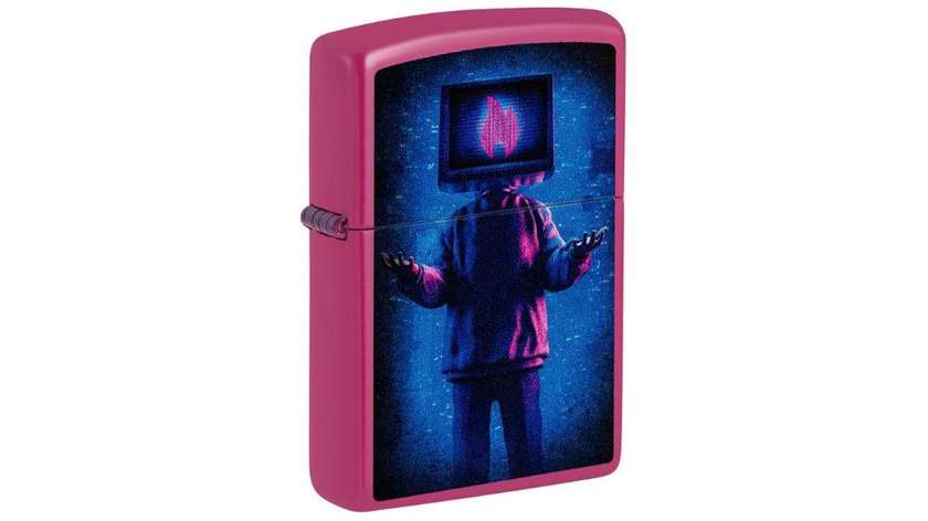 ZIPPO Flame TV Man Design 48515