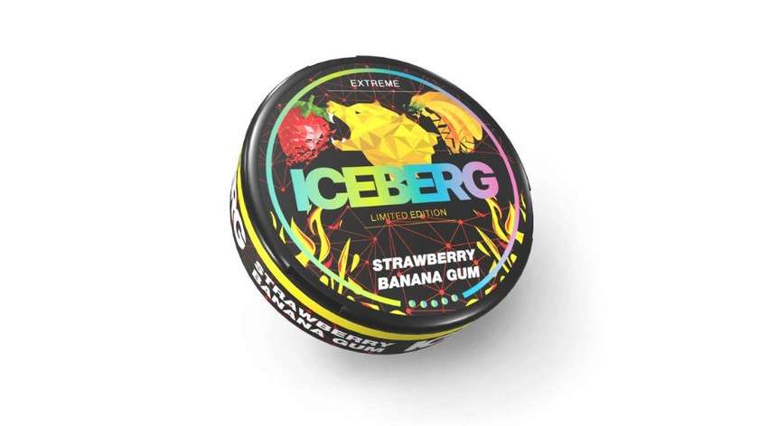 ICEBERG Snus Strawberry Banana Gum 130mg