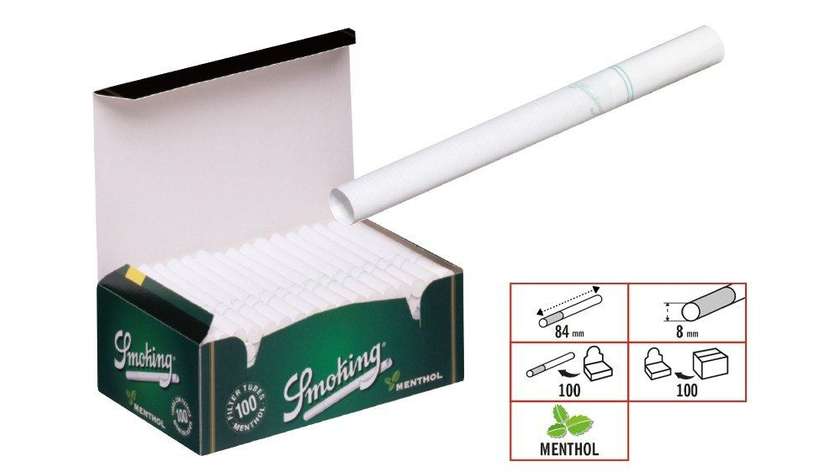 Smoking Tubes Menthol 100
