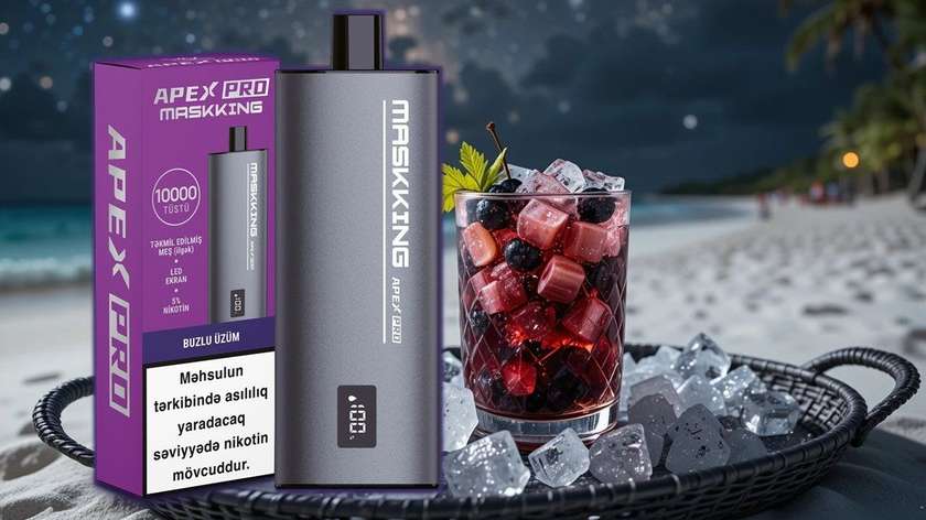 MASKKİNG Apex Pro Buzlu Üzüm 10 000 tüstü
