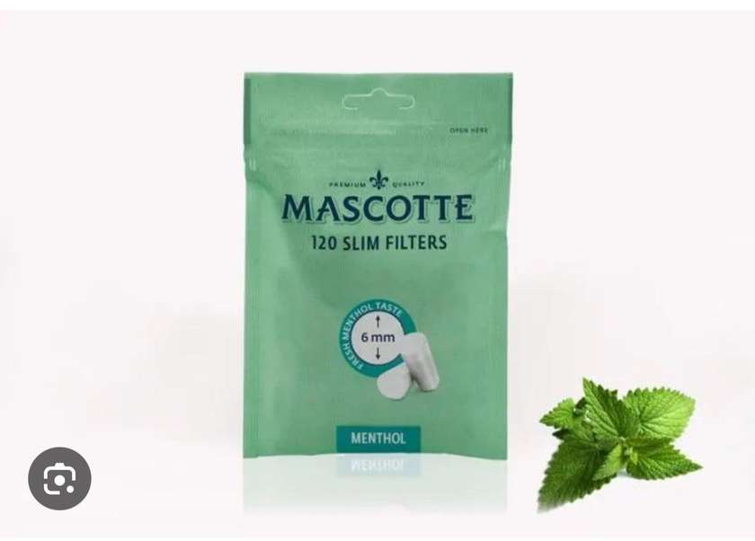 Mascotte Slim Filters Menthol