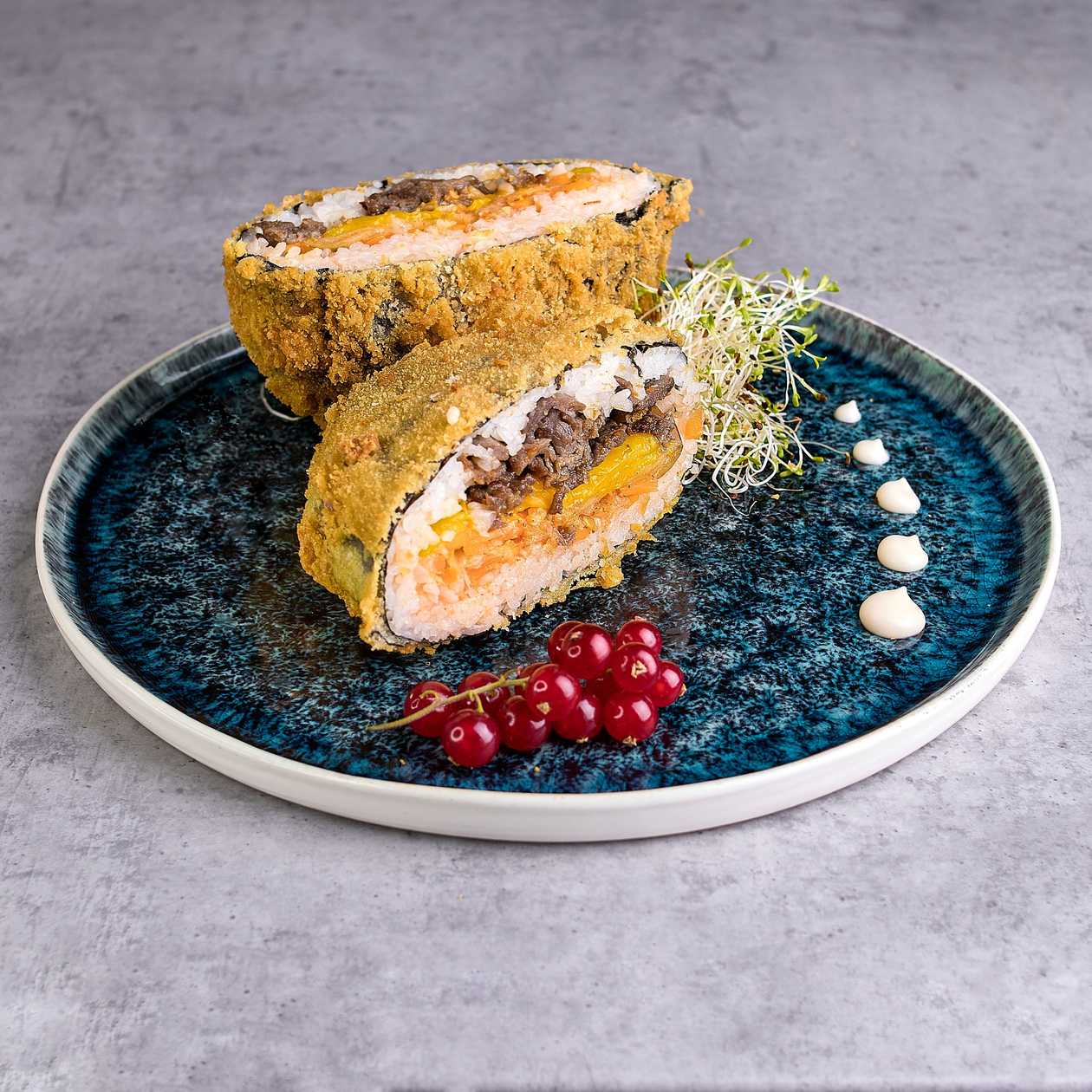 Sushi Burger z marynowaną wołowiną 🌶️