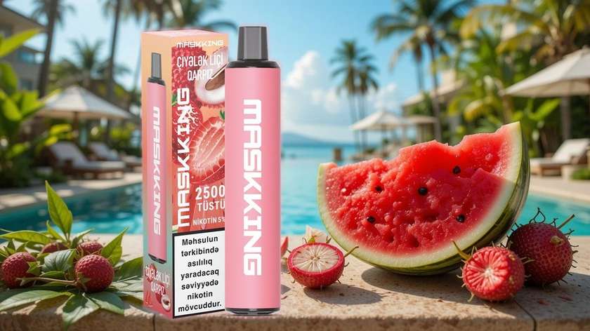 Maskking GTS Çiyələk Liçi Qarpız 2500 Tüstü