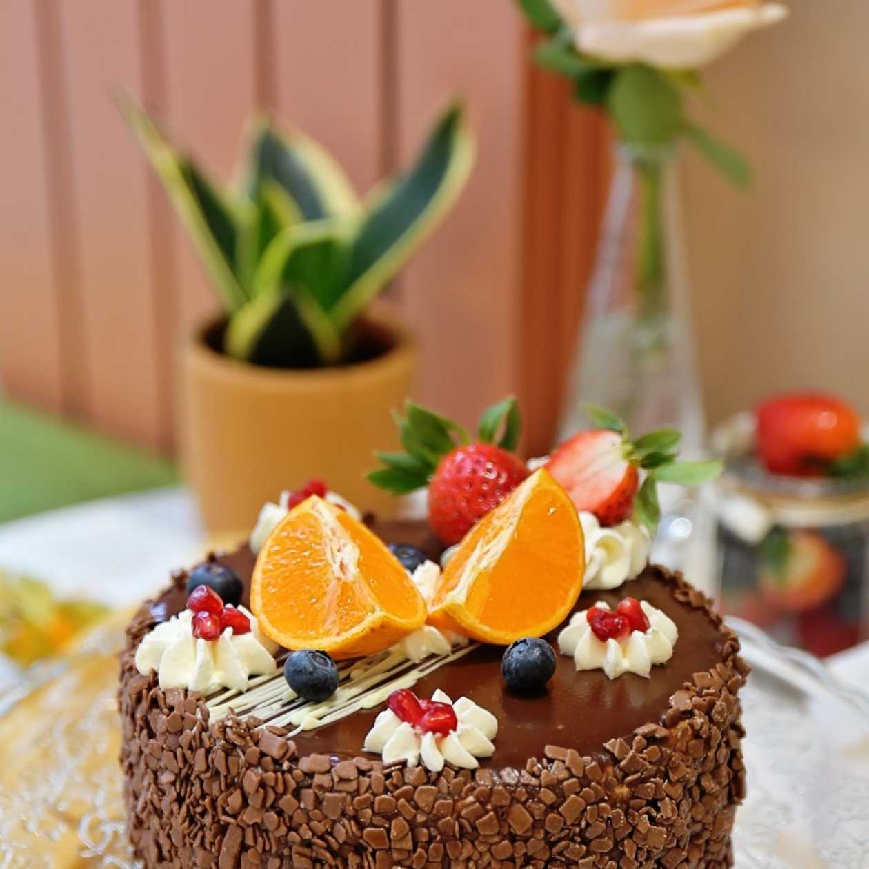 Tort duo mousse cu fructe intregi