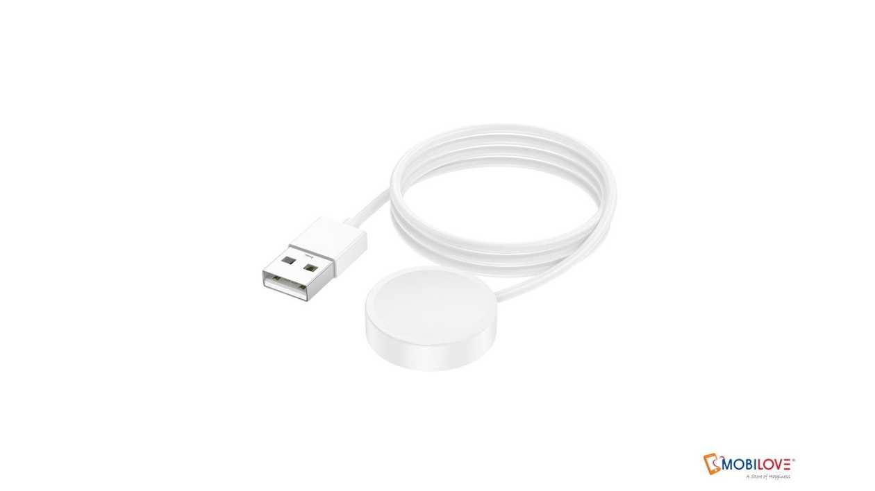 Borofone BD10 Universal USB Charging Cable for Smart Watch, White, 6941991117886