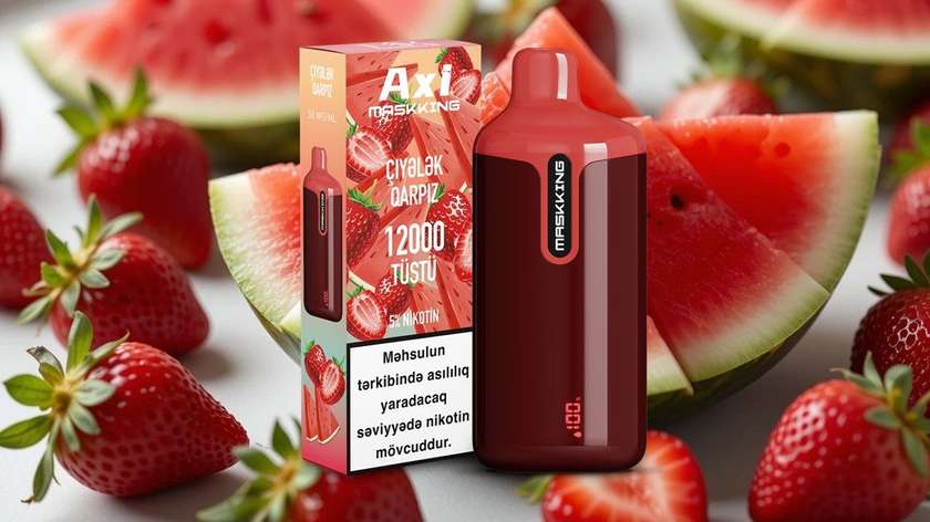 Maskking Axi Vape Çiyələk Qarpız 12000