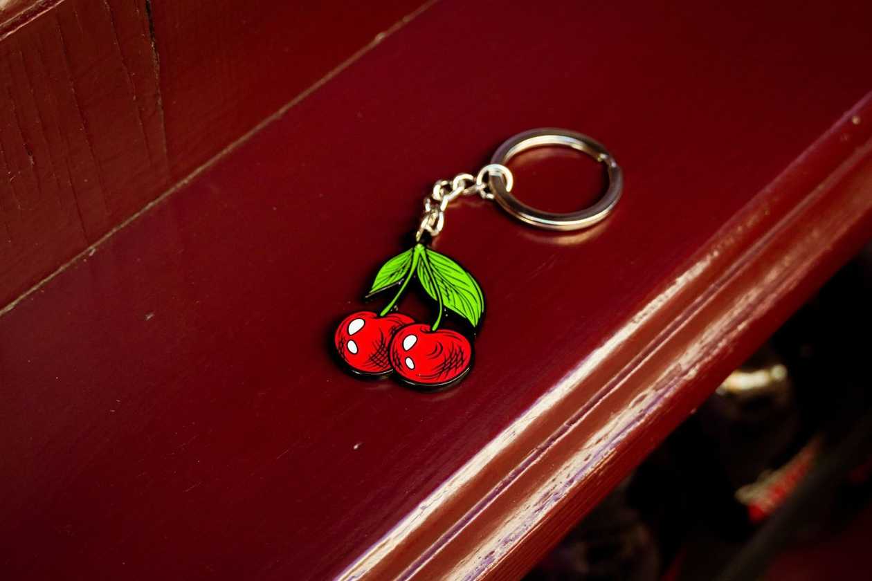 Cherry Keychain