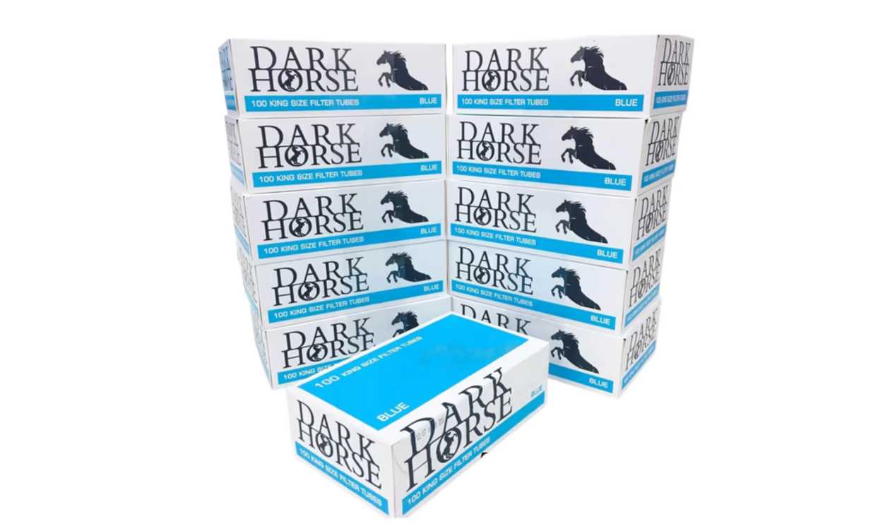 Dark Horse Blue king size filter tubes
