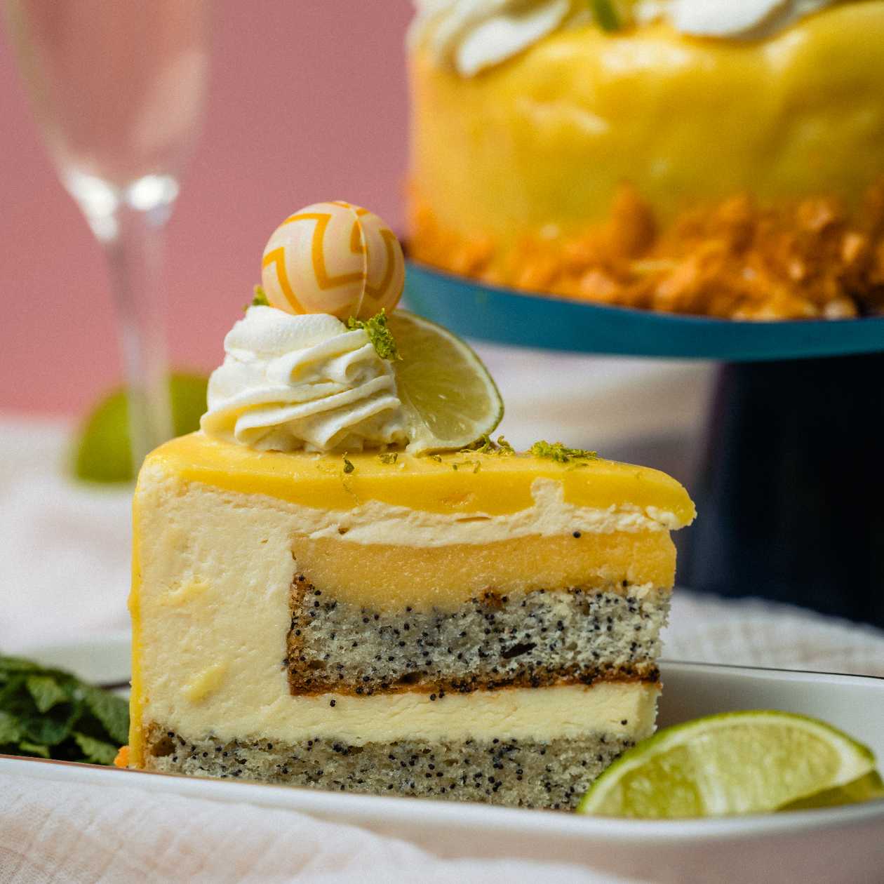Felie tort Lemon Love