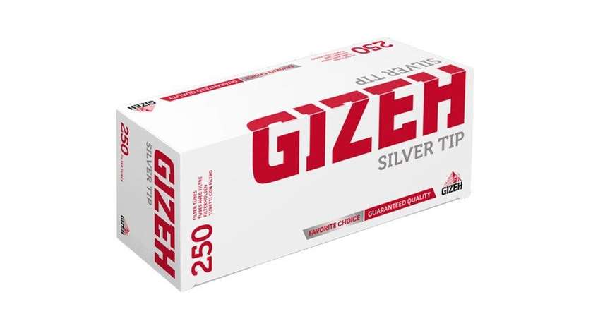 Gizeh Silver Tip Extra Tubes 250