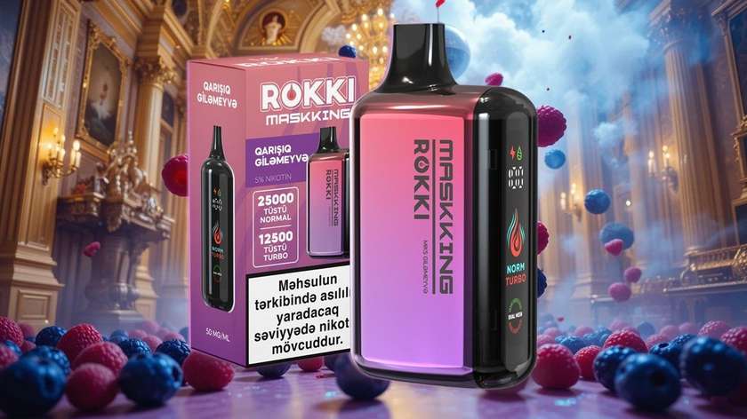 Maskking Rokki Miks Giləmeyvə 25000 Tüstü