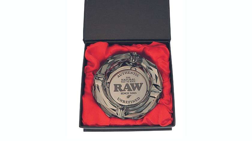 RAW Darkside Glass Ashtray
