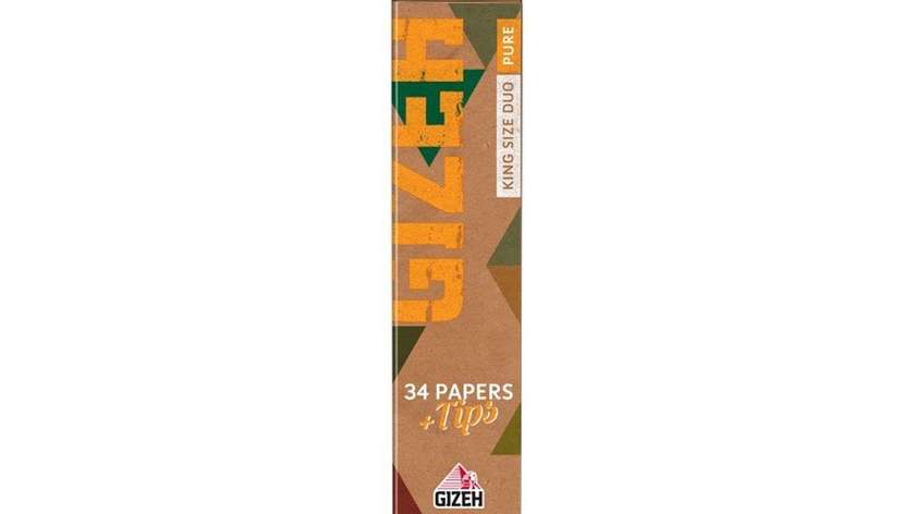 Gizeh Extra Fine Pure KS Duo 34 + Tips