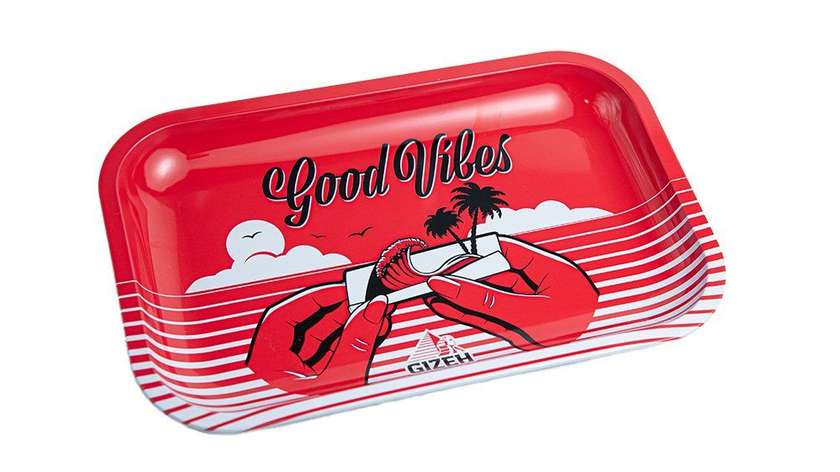 Gizeh Metal Tray Good Vibes