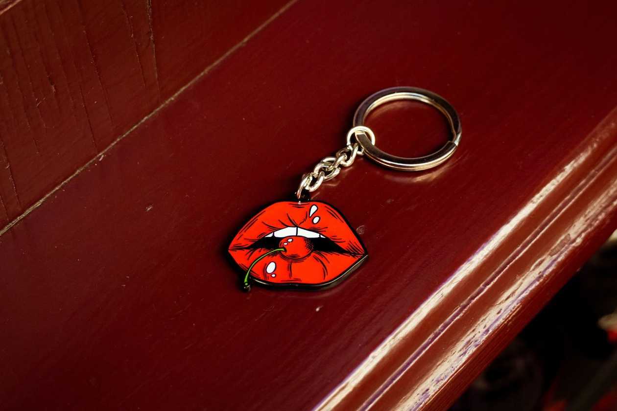 Lips Keychain