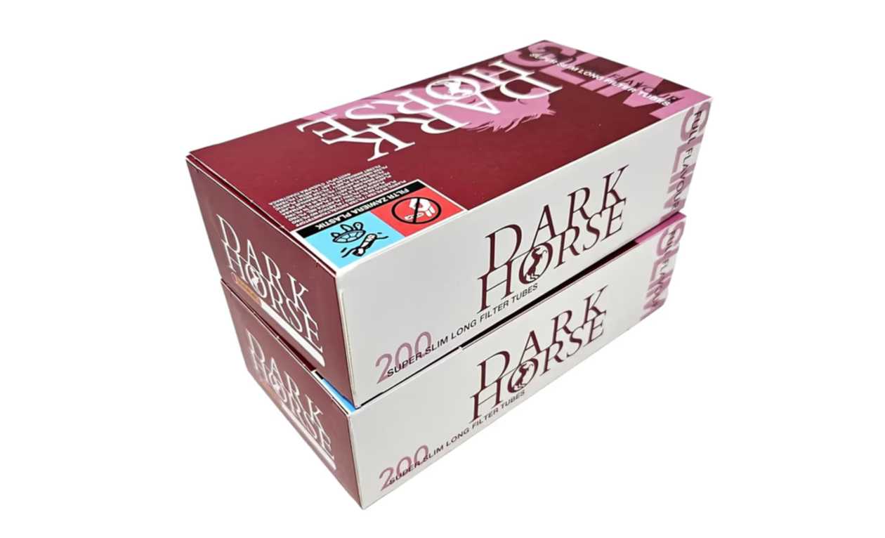 Dark Horse super slim long filter tubes