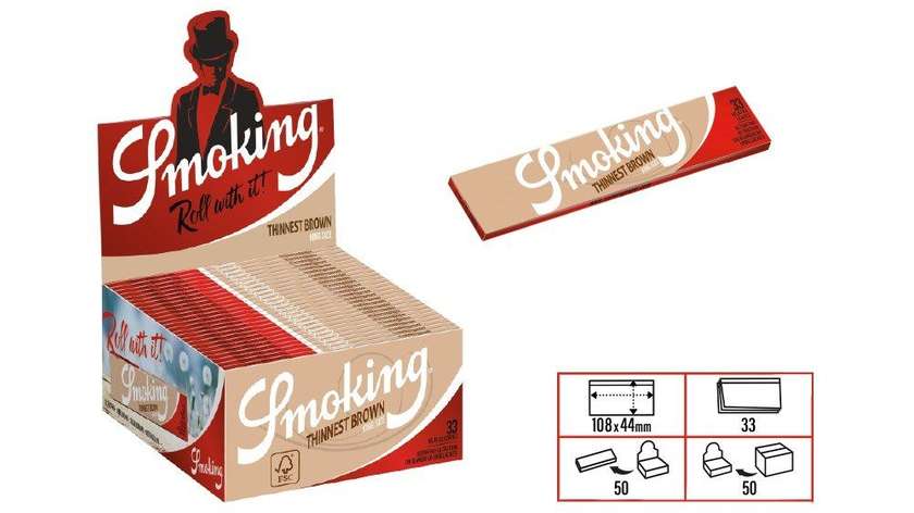Smoking Thinnest Brown KS 33