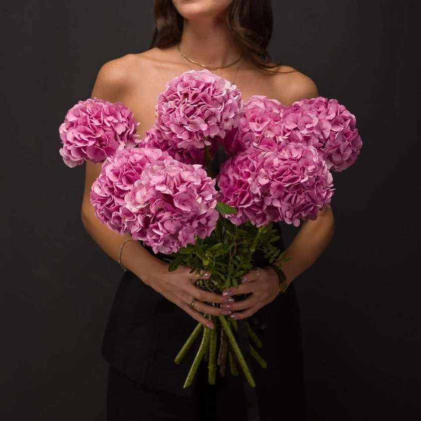 Pale Pink Hydrangea Bouquet