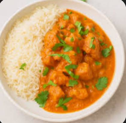 Butter Chicken Rice Bowl