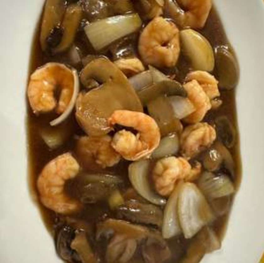 Shrimp with Mushrooms