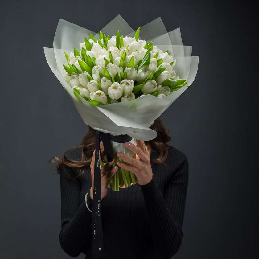 White Tulips Bouquet