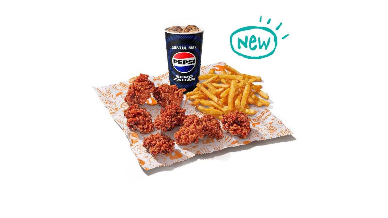 8 buc. Sauced Nuggets Meniu