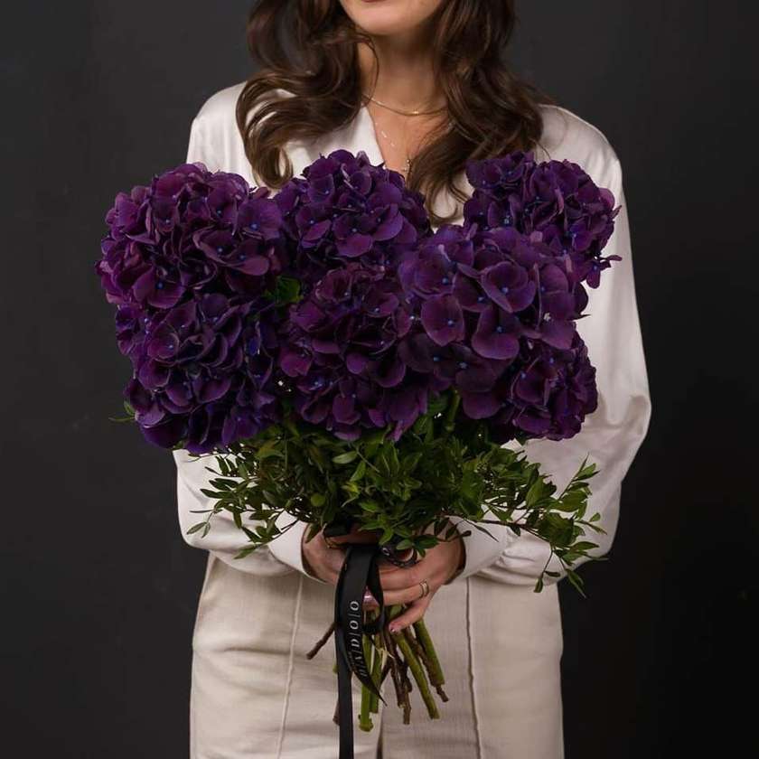 Purple Hydrangea Bouquet