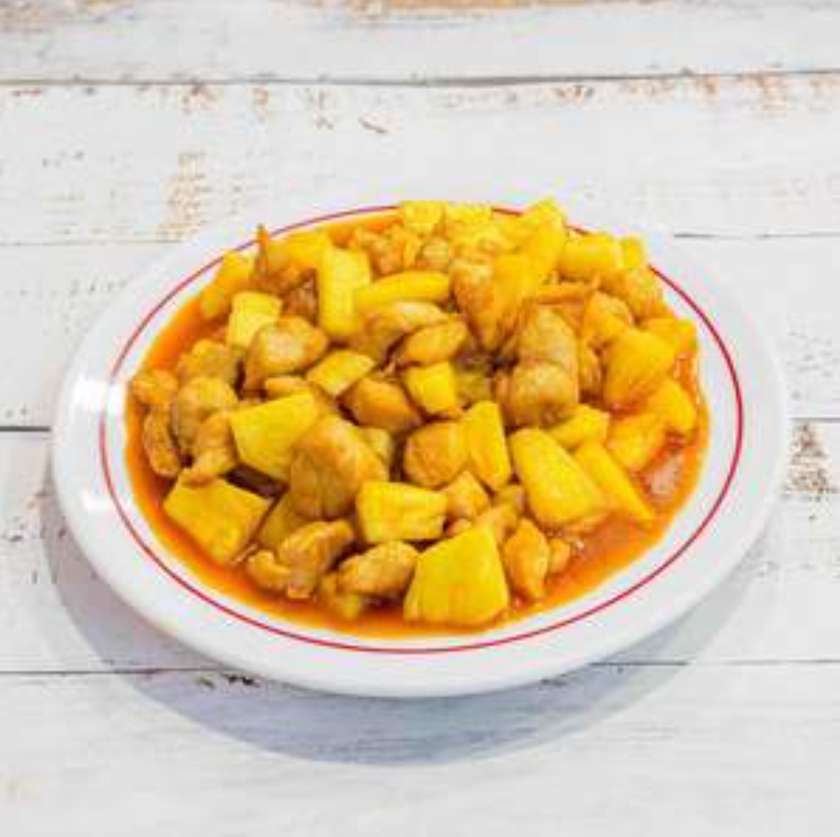Galinha com Ananás Natural