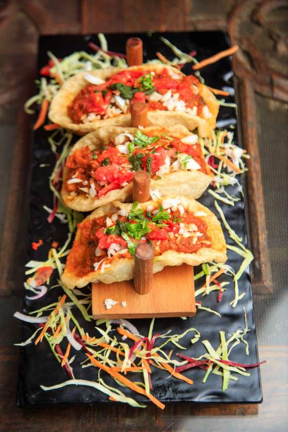 Chana Bhatura Tacos