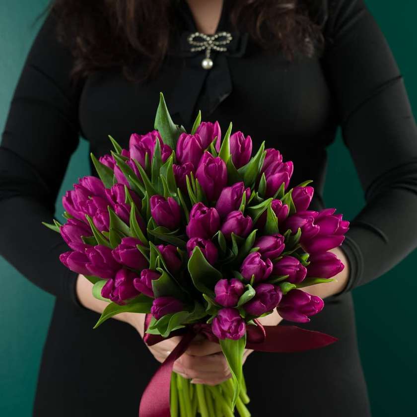 Purple Tulip Bouquet