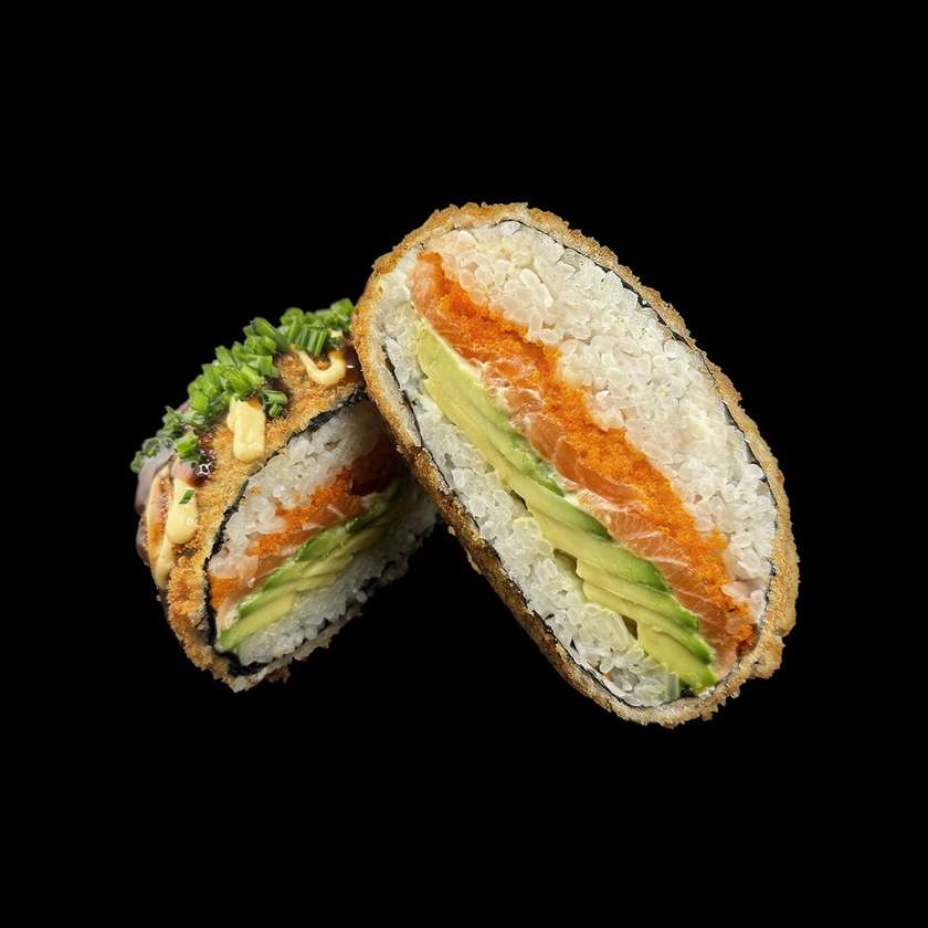 Salmon Sushi Burger