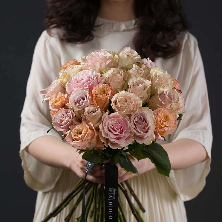 Pastel Mix Rose Bouquet