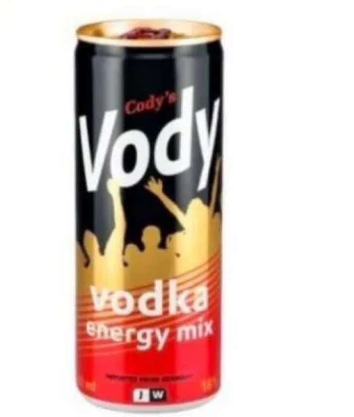 Vody Vodka Energy Drink