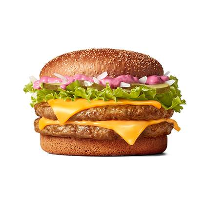 RYE BURGER WITH PORK AND HORSERADISH SAUCE