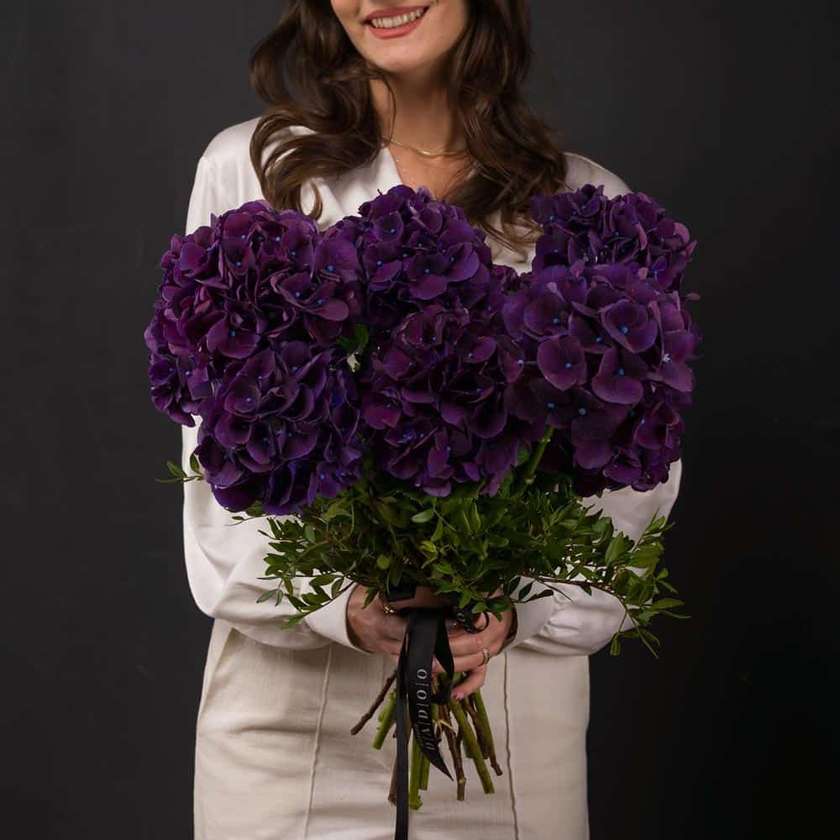 Purple Hydrangea Bouquet