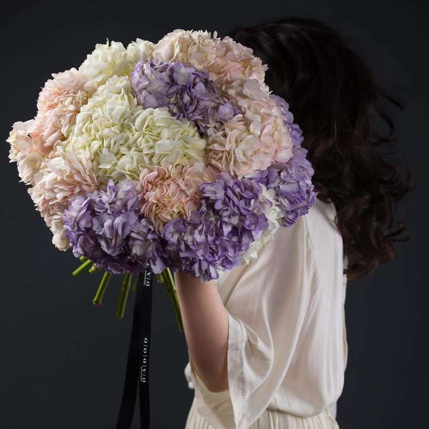 Pastel Hydrangea Bouquet