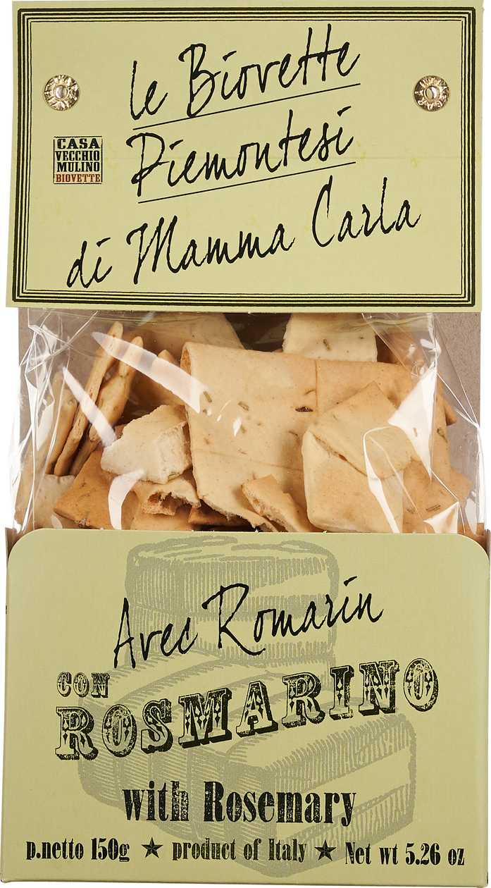 Biovette Piemontesi di Mamma Carla cu rozmarin 150g