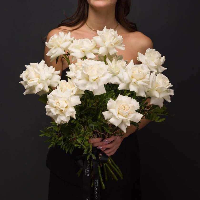 Special White Rose Bouquet