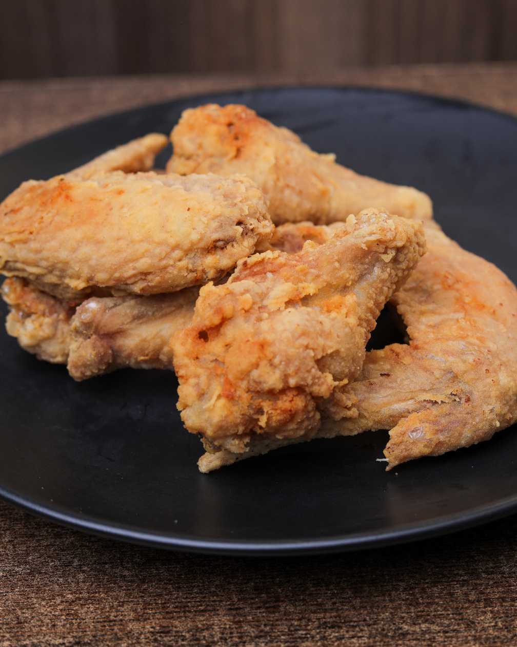 Lemon Pepper Wings with Fries