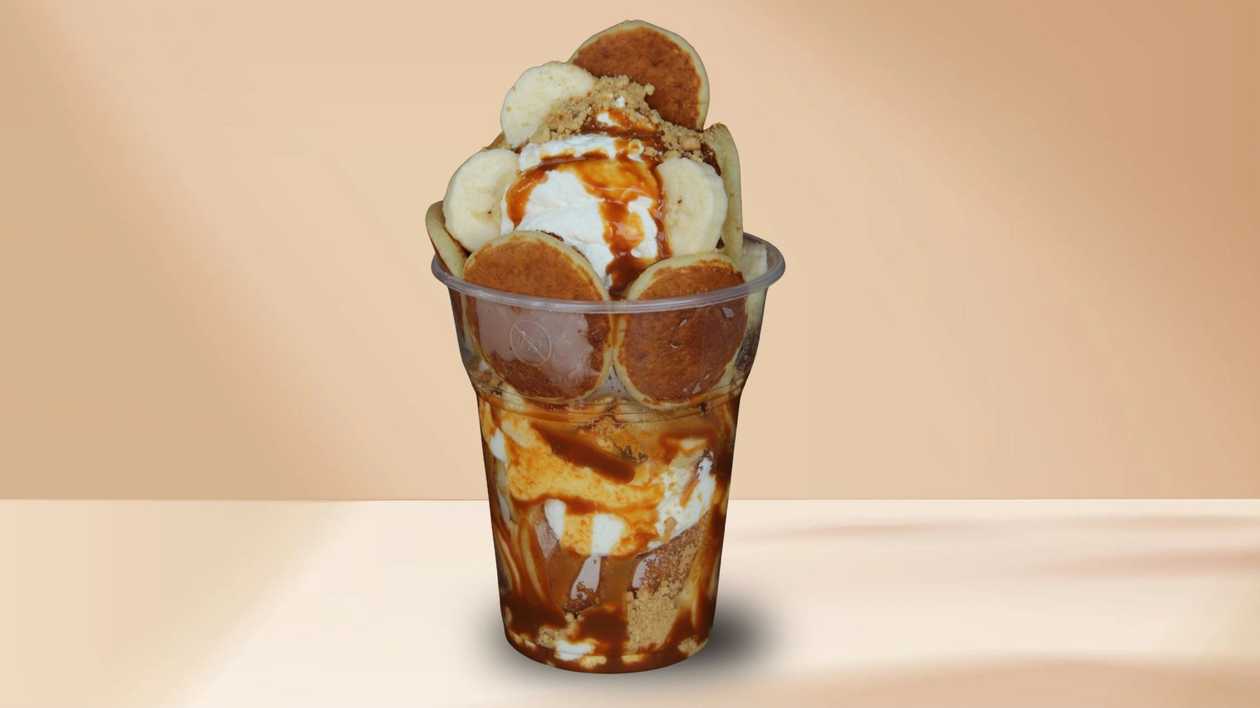 Banoffee Mini Pancake Cup