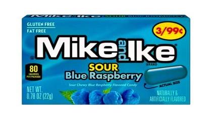 Mike and Ike Sour Blue Raspberry 22g